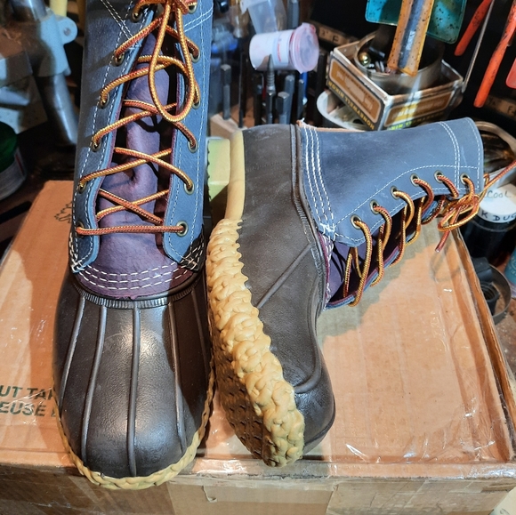 L.L. Bean Limited Edition 8" Bean Boots Limited Edition ColourBlock W 11/M9 - Picture 5 of 7